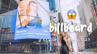 I HAVE A BILLBOARD AT TIMES SQUARE!! OMG! 