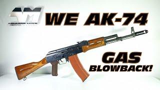 WE AK-74 GAS BLOWBACK / AK-74N / Airsoft Unboxing Review