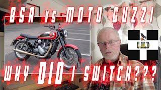 BSA Goldstar vs Moto Guzzi V7ii | Why DID I Switch? | Pros and Cons |