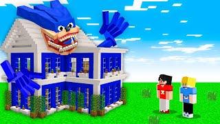 Casa do Shin Sonic Tapes vs. Kass e KR no Minecaft!