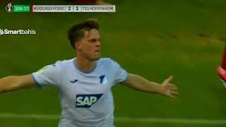 Goal: Marius Bülter | Würzburger Kickers 2-2 Hoffenheim |  Extended Highlights |