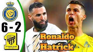 Ronaldo is BACK  Al Nassr vs Al Ittihad 6-2 - All Goals & Highlights - 2024