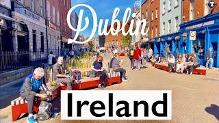 Dublin, Ireland September 2024| 4K Summer walking tour of Dublin City centre, UHD 60FPS