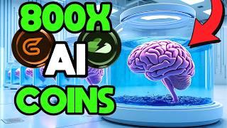 TOP 10 AI CRYPTO ALTCOINS TO 50X-800X BY 2025 (BULL RUN IS COMING!)