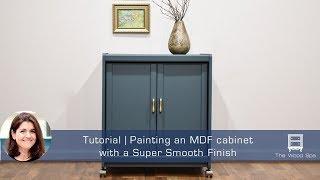 How to Paint an MDF Cabinet with a Smooth Finish - Speedy Tutorial #19