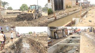 DEBUT DES TRAVAUX LA ROUTE SECONDAIRE DU DEBONHOMME À N'DJILI QUARTIER 1