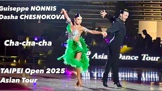 Guiseppe Nonnis - Dasha Chesnokova | Cha-cha-cha | Taipei Open 2025 | Asian Tour