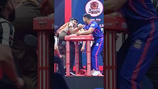 Sanu Joy is one of India's strongest 70 KG Armwrestler #armwrestling #shorts #forearm #propanja