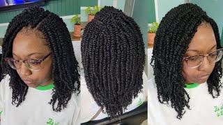 QUICK AND EASY CROCHET SPRING TWIST | Crochet Braids You Can Do At Home