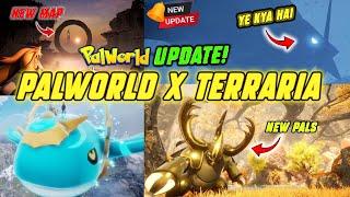 PALWORLD NEXT BIGGEST UPDATE in DEC 2024 | NEW ISLAND & PALS PALWORLD x TERRARIA UPDATE