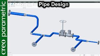 Piping design in Creo Parametric