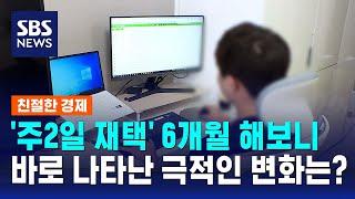 '주2일 재택' 6개월 해보니…바로 나타난 극적인 변화는? / SBS / 친절한 경제