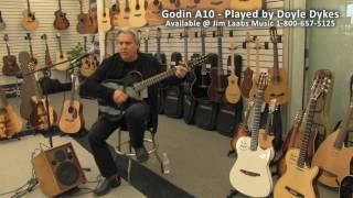 Doyle Dykes Plays Godin A10 Guitar at Jim Laabs Music