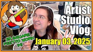 Artist Studio Vlog 01 | Mini updates from the Mini office