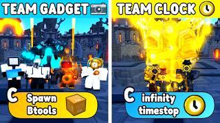 GADGET UNITS VS CLOCK UNITS (Toilet Tower Defense)