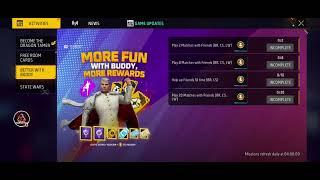 Free fire live custom Room ff live Giveaway PART-233