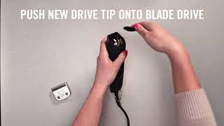 WAHL How to Change the Wahl SS-Pro and Stable Pro Plus Drive Tips