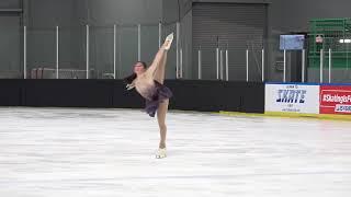 Chloe Levine | Novice Women Free Skate | 2025 Midwestern Sectional Singles Final