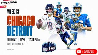 NFL LIVE ON THE BBKSN: LIONS VS BEARS