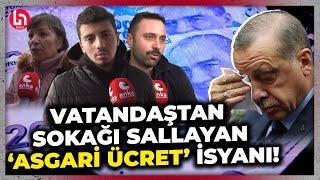 22 bin 104 TL olarak açıklanan 'asgari ücret'e vatandaş ateş püskürdü! "Hükümetin değişmesi..."