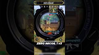 ZERO RECOIL SPRAYS  1 V 3 BGMI AND PUBG