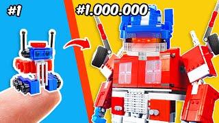 LEGO Transformers: I Build Optimus Prime with 1,000,000 PIECE LEGO | FUNZ Bricks