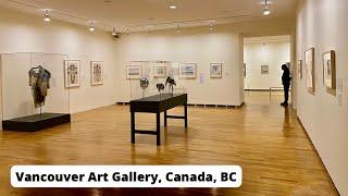 Gallery Tour of Vancouver Art Gallery, Downtown, Vancouver, Canada, BC, asmr