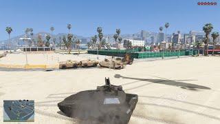 GTA V TM-02 Khanjali Tank Rampage + 10 Star Wanted Level Escape(RDE 4.0.2 Expansion)