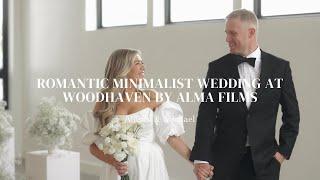 Romantic Minimalist Wedding at Woodhaven - Allison & Michael by Alma Films - Minnesota Videographer