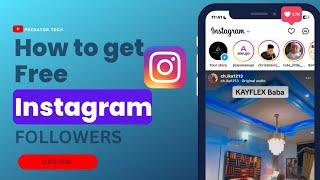 How to get Free Instagram Followers (2023) #instagram