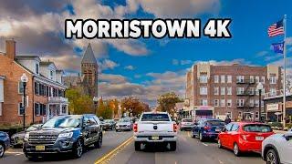 New Jersey 4KDriving Downtown MorristownUSA Road trip