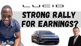 LCID STOCK (Lucid Motors) | Strong Rally For Earnings?