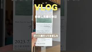 【VLOG】アラサー文系夫婦の休日テート美術館展と映画イノセンツを観た日