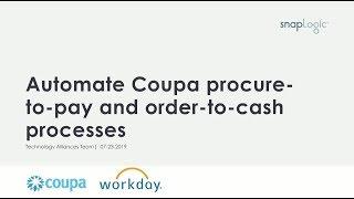 Automate Coupa procure-to-pay and order-to-cash processes