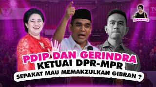 Ninanoor: PDIP & GERINDRA KETUAI DPR-MPR, SUDAH SEPAKAT MAU MEMAKZULKAN GIBRAN?