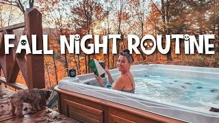 Cozy & Romantic Fall Night Routine