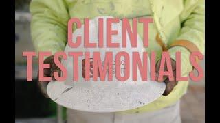 Sample Work: Construction Company, Client Testimonials