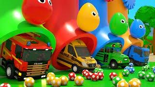 Bingo Song & Wheels On the Bus, learn colors with a soccer ball - Baby Nursery Rhymes & Kids Songs