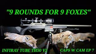 9 ROUNDS FOR 9 FOXES || Caps With Cam Ep 7 || INFIRAY TUBE TH50 V2 Fox Control Australia