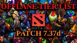 7.37d Offlane Tier List