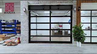 Customizable glass garage door styles