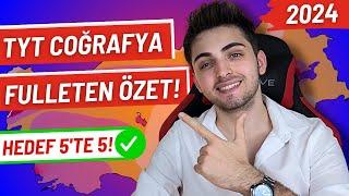 2024 TYT COĞRAFYA FULLETEN SON TEKRAR! | Bunları Bilmeden Sınava Girme! | #yks #tyt