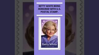 BETTY WHITE POSTAL STAMP. #bettywhite #entertainment #tv #animallover #hollwood #trending #shorts