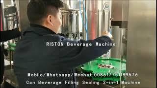 Can beverage filling sealing 2-in-1 machine-RISTON Beverage Machine