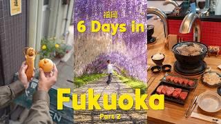6 days in Fukuoka  福岡 (best local food, yufuin roadtrip, aesthetic cafes) | japan trip | part 2