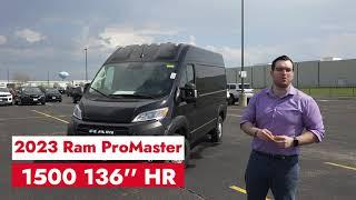 2023 RAM PROMASTER 1500 CARGO VAN HIGH ROOF 136' WB