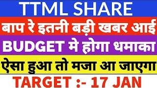 TTML Share latest news today | TTML Share target | TTML Share latest news | TTML Share price | TTML