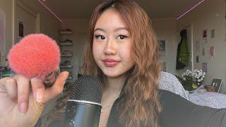 ASMR fast and agressive makeup application