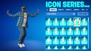 ALL FORTNITE ICON SERIES DANCES & EMOTES