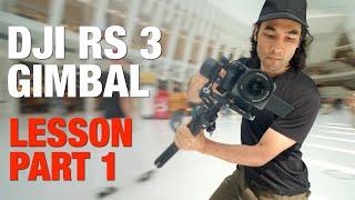 DJI RS 3 Gimbal Tutorial 1: Running, Flashlight, FPV, 3D 360 Roll